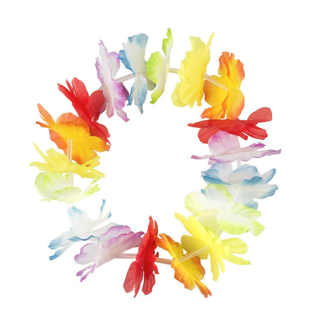 Hawaii Rokje Set Deluxe 5 delig van Boland koop je bij Partywinkel