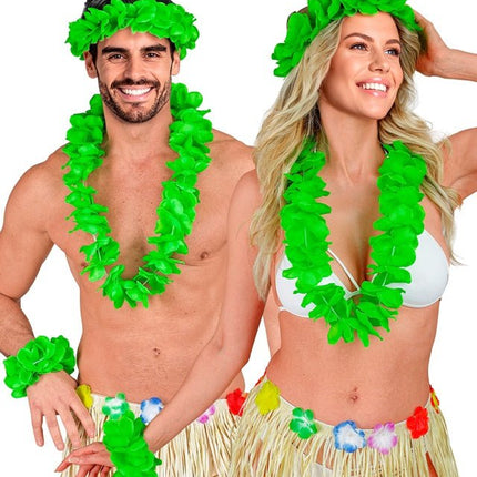 Hawaii Set Groen van Widmann koop je bij Partywinkel