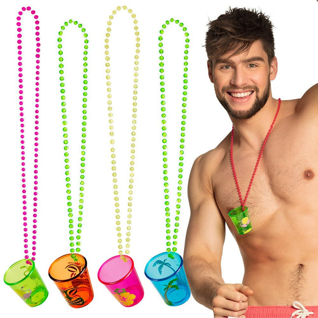 Hawaii Shotglas Ketting Tropical van Boland koop je bij Partywinkel