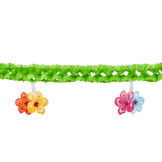 Hawaii Slinger Onderhangers 4m - Partywinkel - 8712026525079