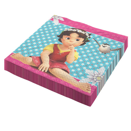 Serviettes Heidi 33 cm, lot de 20