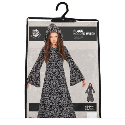 Heks Halloween Kostuum Meisje Doodshoofd van Fiestas Guirca koop je bij Partywinkel