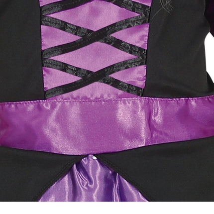 Heks Halloween Kostuum Meisje Paars van Fiestas Guirca koop je bij Partywinkel