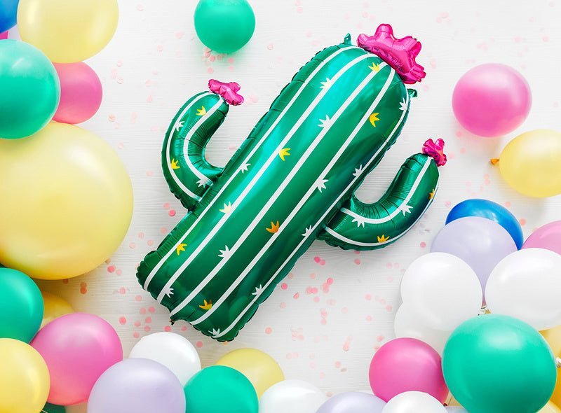 Helium Ballon Cactus Leeg 82cm van Partydeco koop je bij Partywinkel