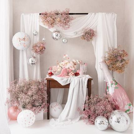 Helium Ballon Fles Bride To Be Leeg 1,08m van Partydeco koop je bij Partywinkel