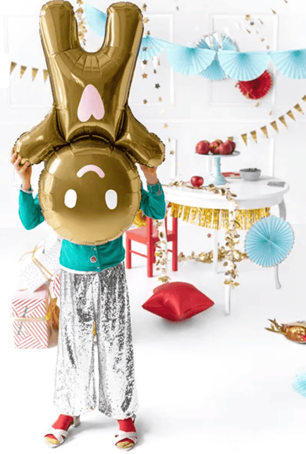 Helium Ballon Gingerbread Leeg 97cm van Partydeco koop je bij Partywinkel