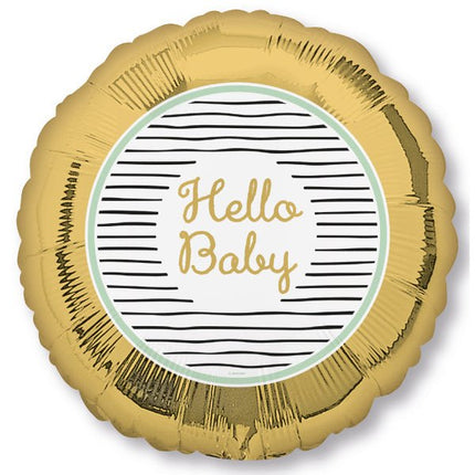 Helium Ballon Hello Baby Leeg 43cm van Anagram koop je bij Partywinkel