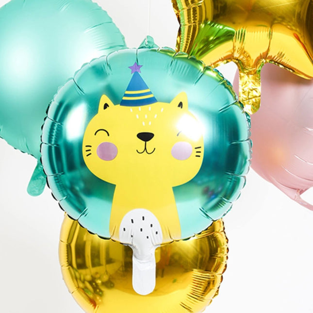 Helium Ballon Kat Leeg 45cm van Folat koop je bij Partywinkel