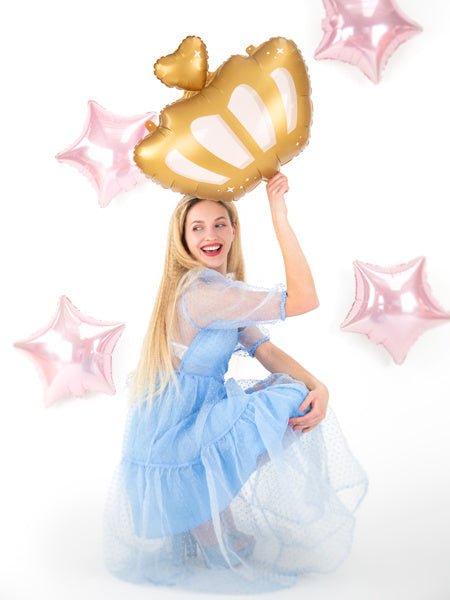 Helium Ballon Kroon Leeg 52cm van Partydeco koop je bij Partywinkel