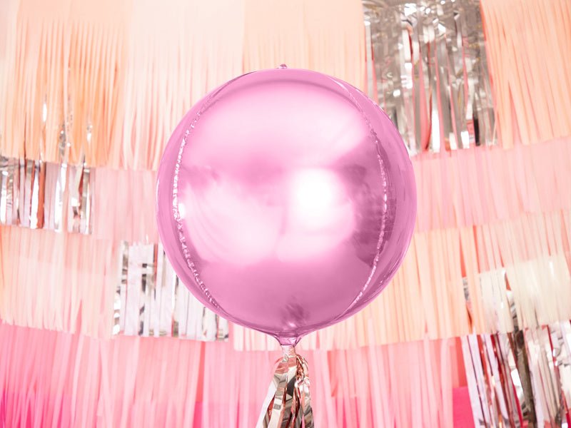 Helium Ballon Rond Lichtroze Leeg 40cm van Partydeco koop je bij Partywinkel