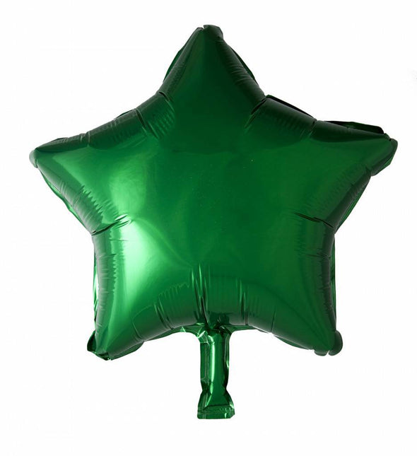 Helium Ballon Ster Groen 46cm leeg van WeFiesta koop je bij Partywinkel