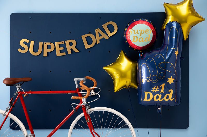 Helium Ballon Super Dad Leeg 45cm van Partydeco koop je bij Partywinkel