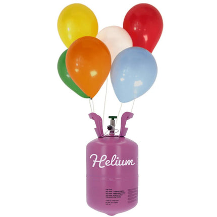 Helium Tank met 30 Ballonnen en Lint van Partywinkel koop je bij Partywinkel