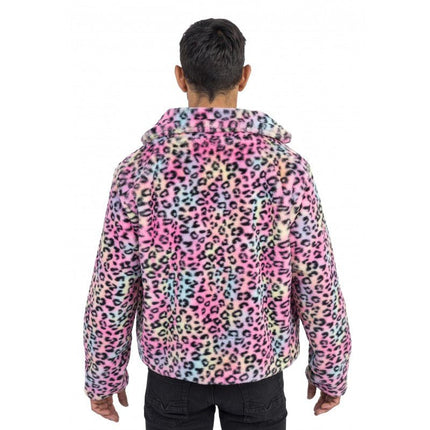 Herenjas – Multicolor Luipaardprint van CHAKS koop je bij Partywinkel