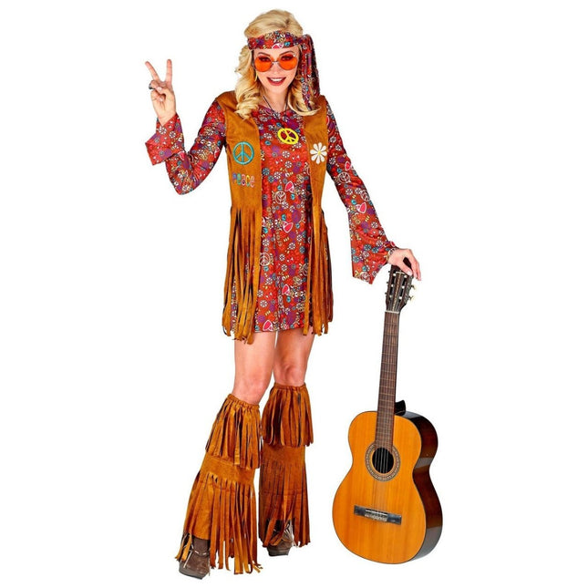 Hippie 60S Kostuum Dames - Partywinkel - 8003558028696