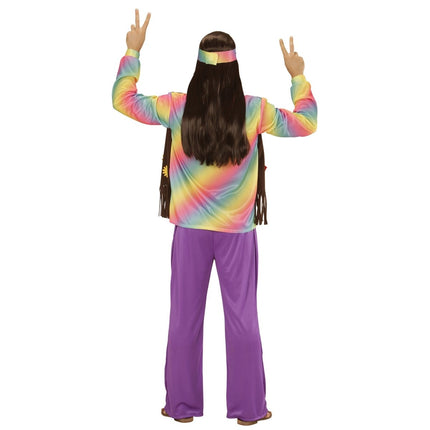 Hippie 60S Kostuum Gekleurd Heren van Widmann koop je bij Partywinkel