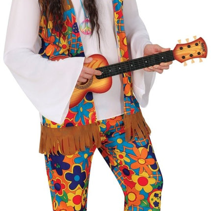 Hippie 60S Kostuum Heren Bloemen 3 delig van Fiestas Guirca koop je bij Partywinkel