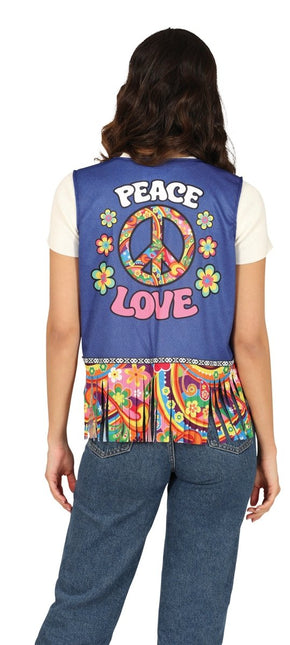 Hippie 60S Vest Dames - Partywinkel - 8434077271438