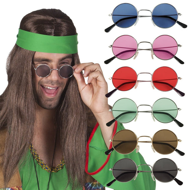 Hippie Bril Kleur - Partywinkel - 8712026025005