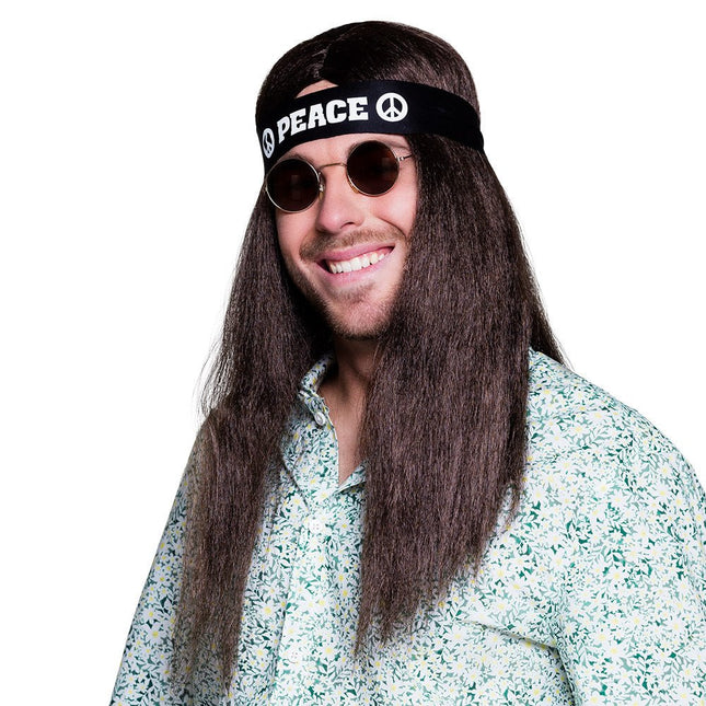 Hippie Hoofdband Peace van Boland koop je bij Partywinkel