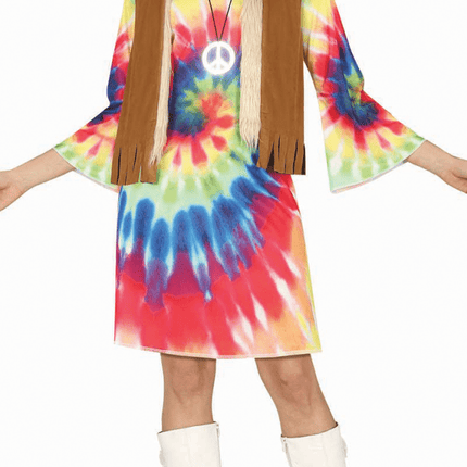 Hippie Jurkje Tie Dye van Fiestas Guirca koop je bij Partywinkel