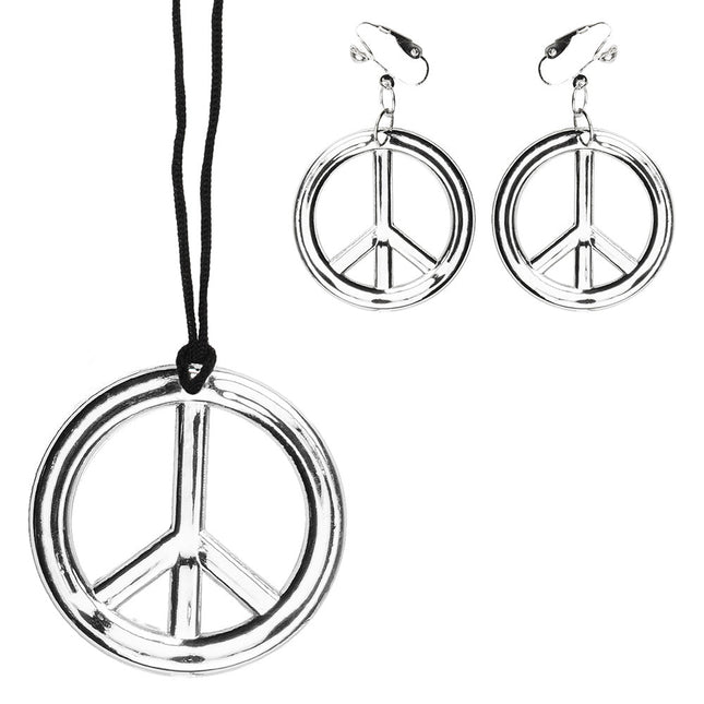 Hippie Ketting Set met Oorbellen van Boland koop je bij Partywinkel