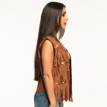Hippie Vest M/L van Boland koop je bij Partywinkel