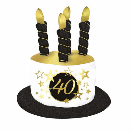 Hoed 40 Jaar Kaarsen van Fiestas Guirca koop je bij Partywinkel