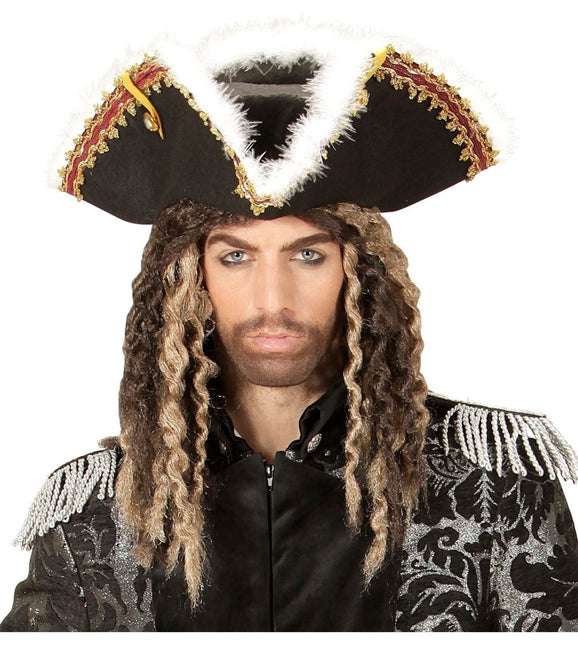 Hoed Tricorn Kapitein van Widmann koop je bij Partywinkel