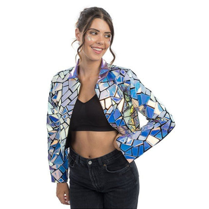 Holografisch Jasje Dames van CHAKS koop je bij Partywinkel