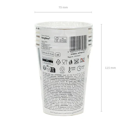 Hond Bekers 220ml 6st van Partydeco koop je bij Partywinkel
