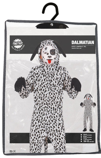 Hond Onesie Zwart Wit Kind van Fiestas Guirca koop je bij Partywinkel