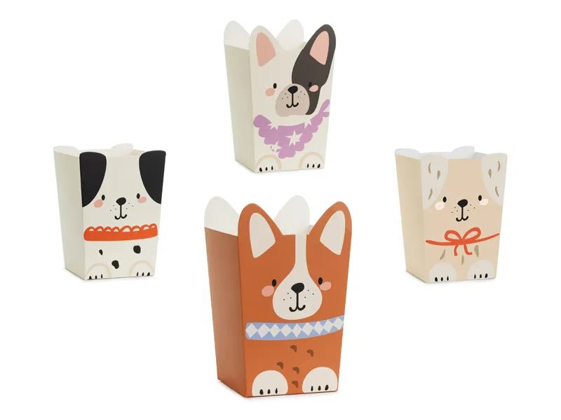 Hond Popcorn Bakjes 12,5cm 6st van Partydeco koop je bij Partywinkel