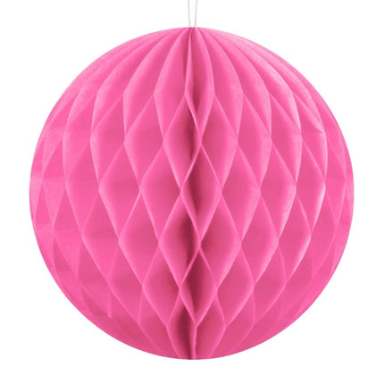 Honeycomb Bal Roze 10cm van Partydeco koop je bij Partywinkel