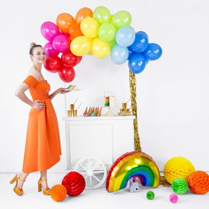 Honeycomb Bal Roze 10cm van Partydeco koop je bij Partywinkel