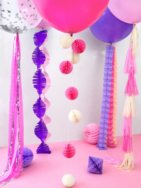 Honeycomb Bal Roze 10cm van Partydeco koop je bij Partywinkel
