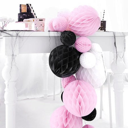 Honeycomb Bal Wit 10cm van Partydeco koop je bij Partywinkel