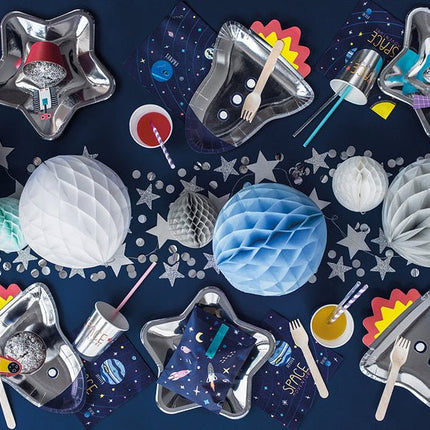 Honeycomb Bal Wit 20cm van Partydeco koop je bij Partywinkel