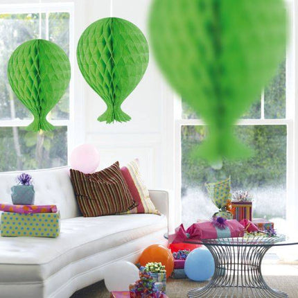 Honeycomb Ballon Groen 37cm van Folat koop je bij Partywinkel