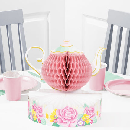 Honeycomb Bloemen 23cm van Creative Converting koop je bij Partywinkel