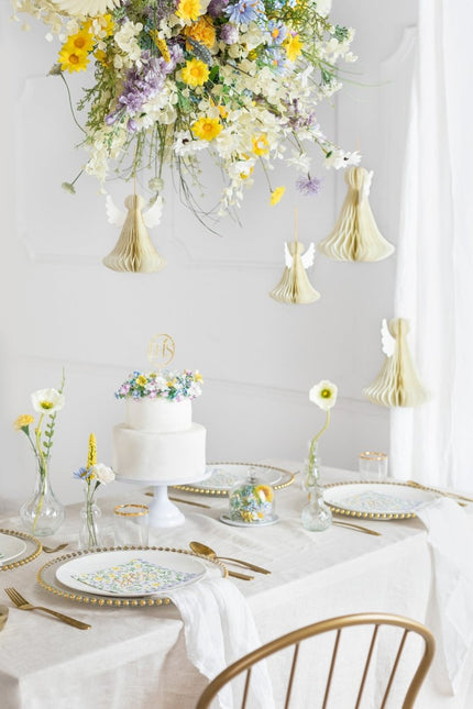 Honeycomb Engel 15cm van Partydeco koop je bij Partywinkel