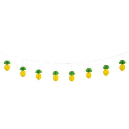 Honeycomb Slinger Ananas 2,1m van Unique koop je bij Partywinkel