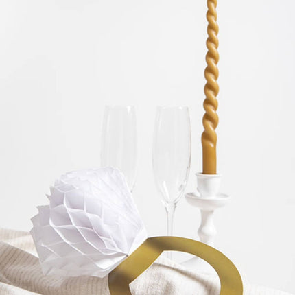 Honeycombs Ring 28cm - 3 stuks van Folat koop je bij Partywinkel