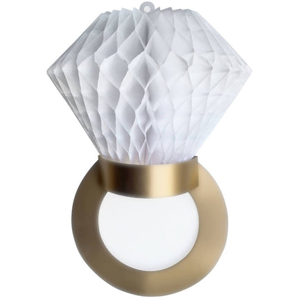 Honeycombs Ring 28cm - 3 stuks van Folat koop je bij Partywinkel