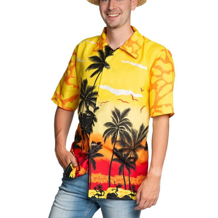 Chemise hawaïenne Paradise Yellow