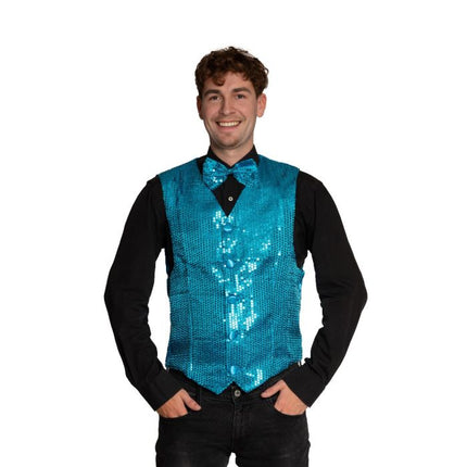 Cardigan + noeud papillon Turquoise