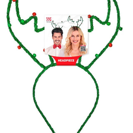 HOOFDBAND RENDIER GROEN van Widmann koop je bij Partywinkel