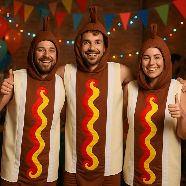 Hotdog - One Size van Partychimp koop je bij Partywinkel