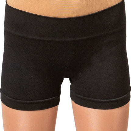 Hotpants Kort Broekje Zwart van Orlob koop je bij Partywinkel