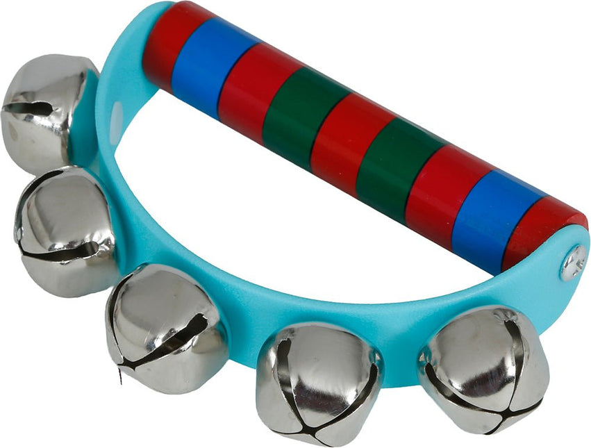 Houten jingle bell Ratel 9x11 cm van Fiestas Guirca koop je bij Partywinkel